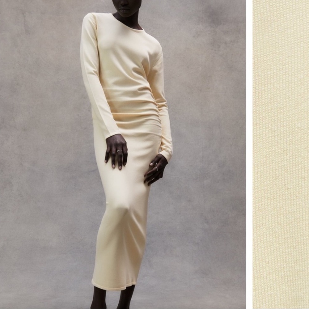 ZARA Butter Yellow Dress
